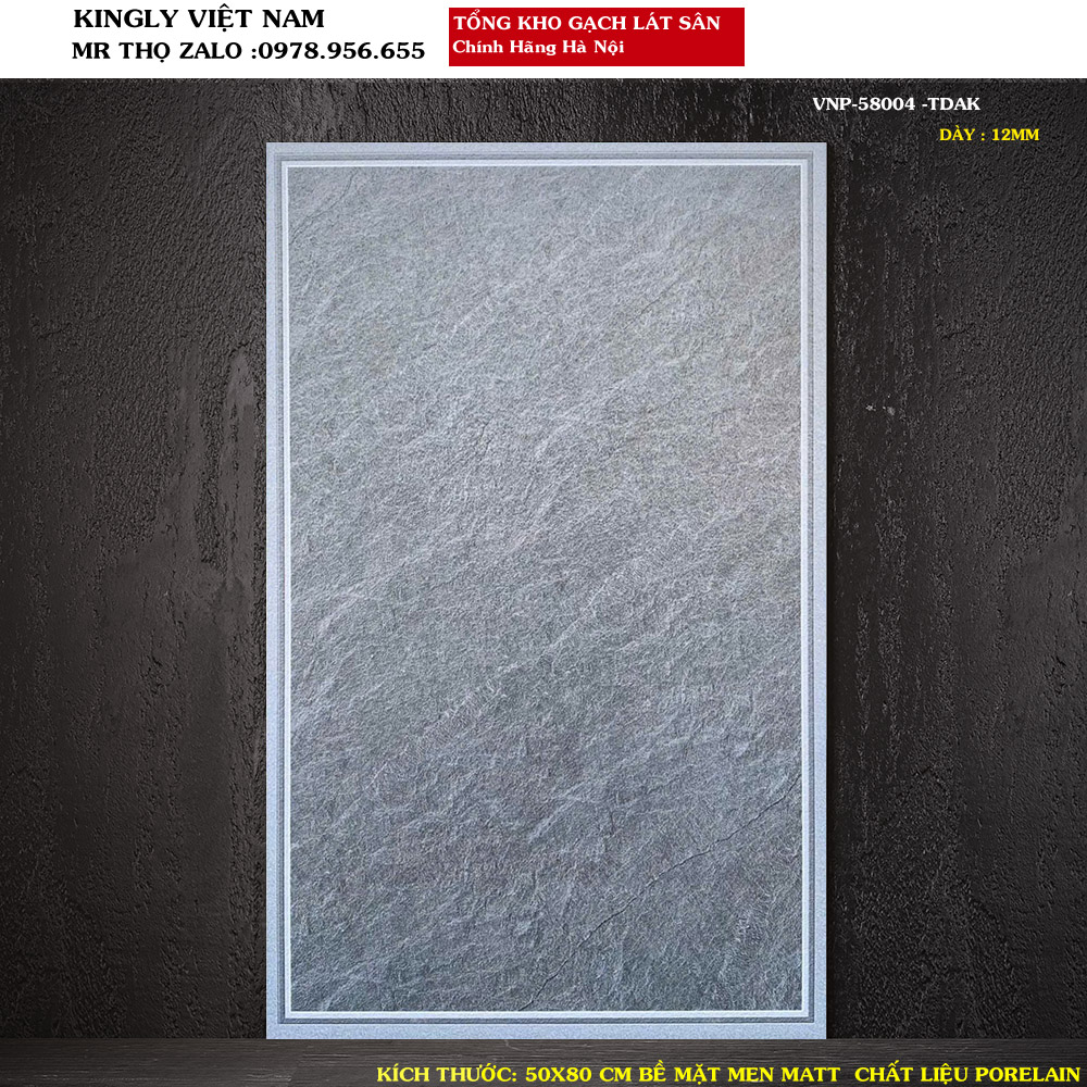 Gạch lát sân chống trơn 50x80 VNP-58004 Loại 1